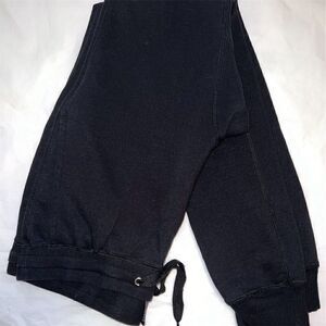 RING of FIRE Unisex Black Joggers Sweatpants Size Large Casual Elastic Waistband
